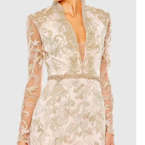 Mac Duggal 11165 Long Sleeve Formal Gown